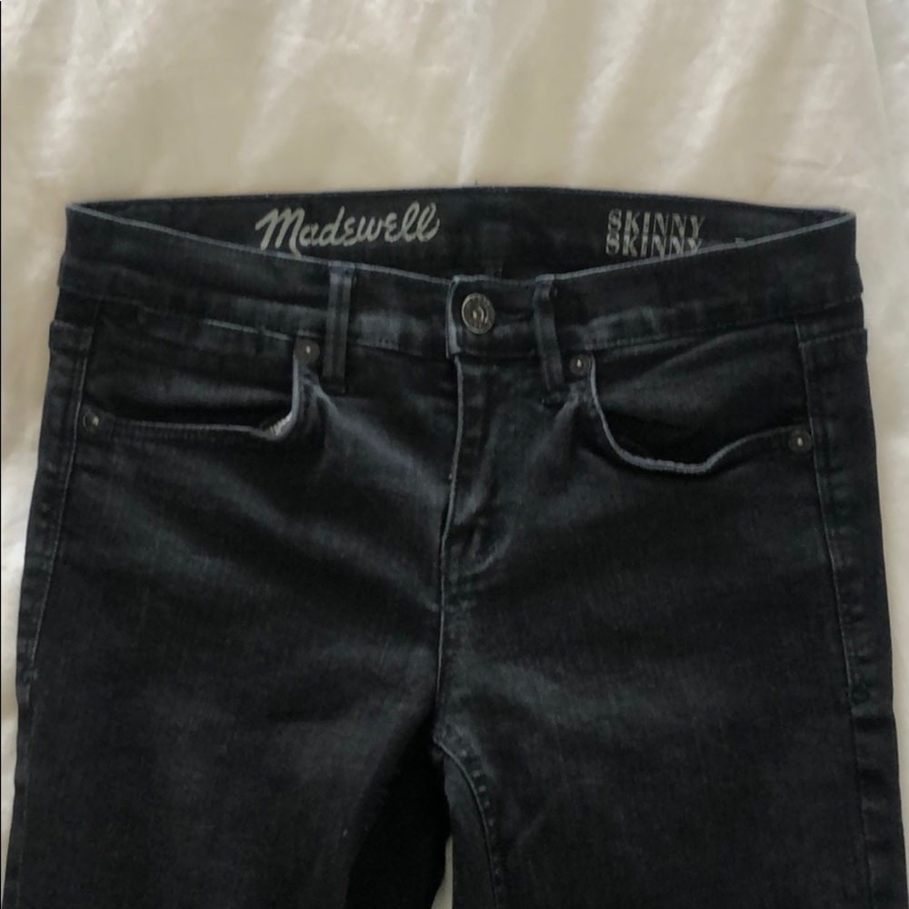 Madewell Black Skinny Skinny Jeans 25x32